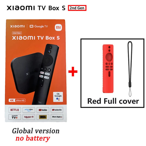 Global Version Xiaomi Mi TV Box S 2nd Gen 4K Ultra-HD Quad-core