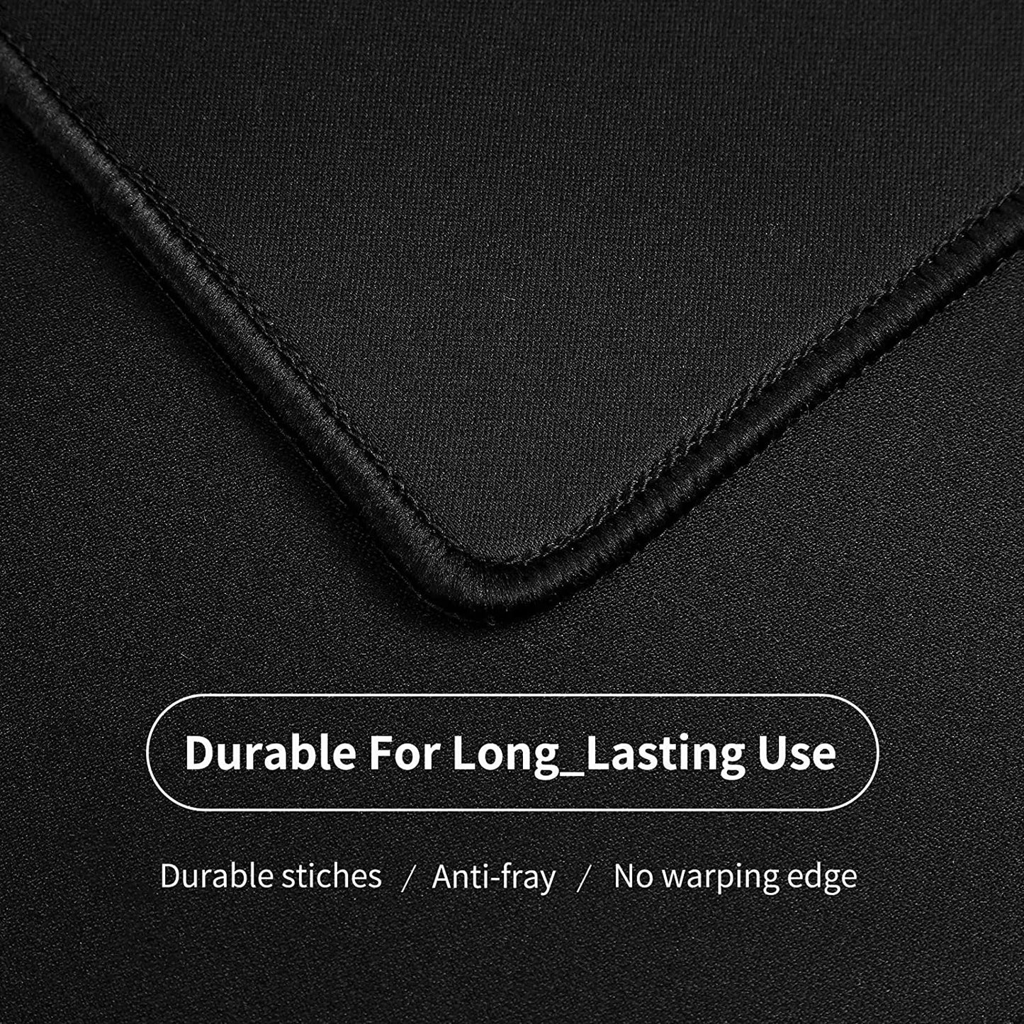 XXL Mouse Pad Black Mousepad Gamer Lager Computer PC Desk Mat 900X400