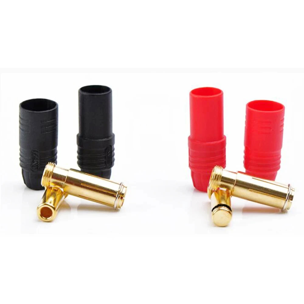 Amass AS150 Male Female Anti Spark Connector 7mm Gold Plated Banana