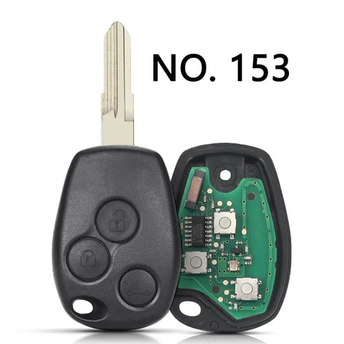 AOKTOOL Remote Car Key Voor Renault Clio Kangoo Master Modus Logan