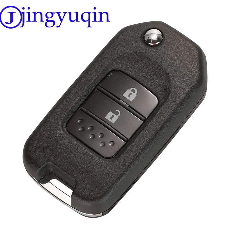 jingyuqin 2/3B Car Key Case For Honda Civic City Fit HR-V XR-V Folding
