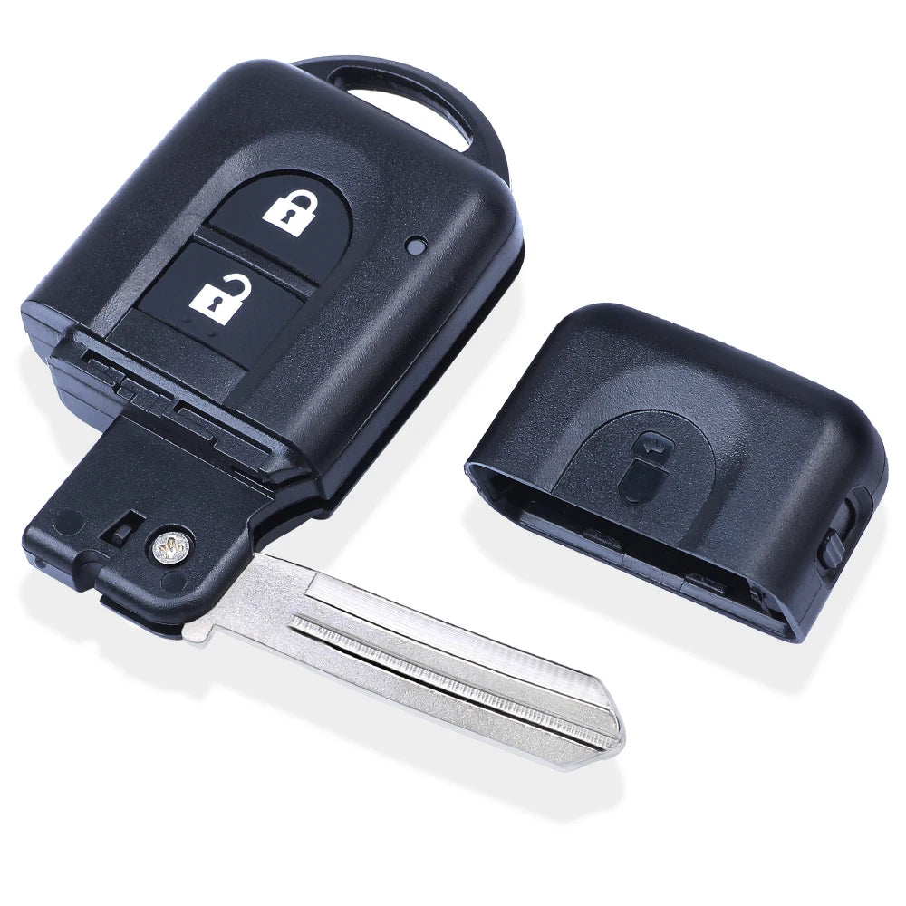 DIYKEY 2 Buttons Keyless Remote Key 433MHz PCF7936 Chip For Nissan