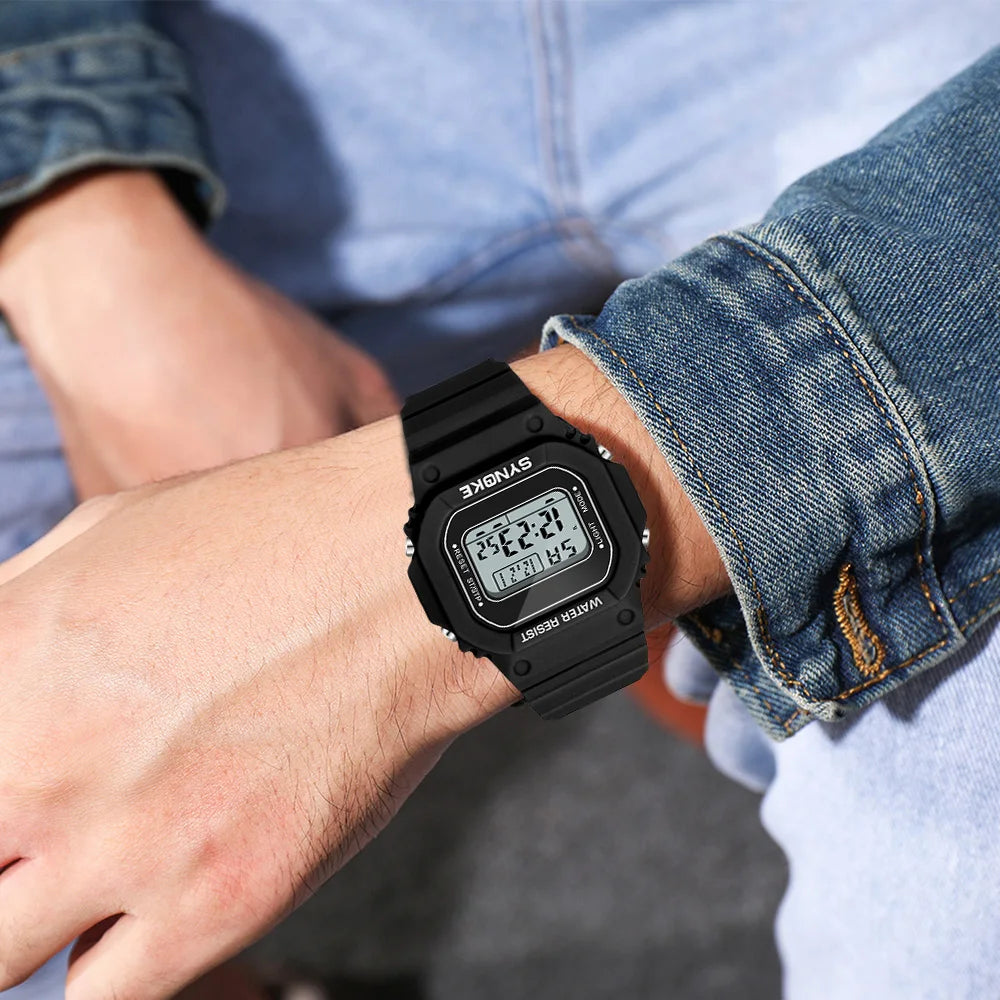 Military Digital Watches Men Sports Luminous Chronograph Waterproof