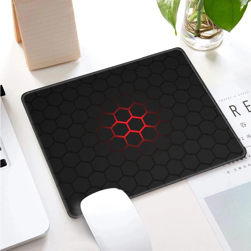 Small Locking Edge Keyboard Table Mats PC Mouse Pad Gabinete Mausepad