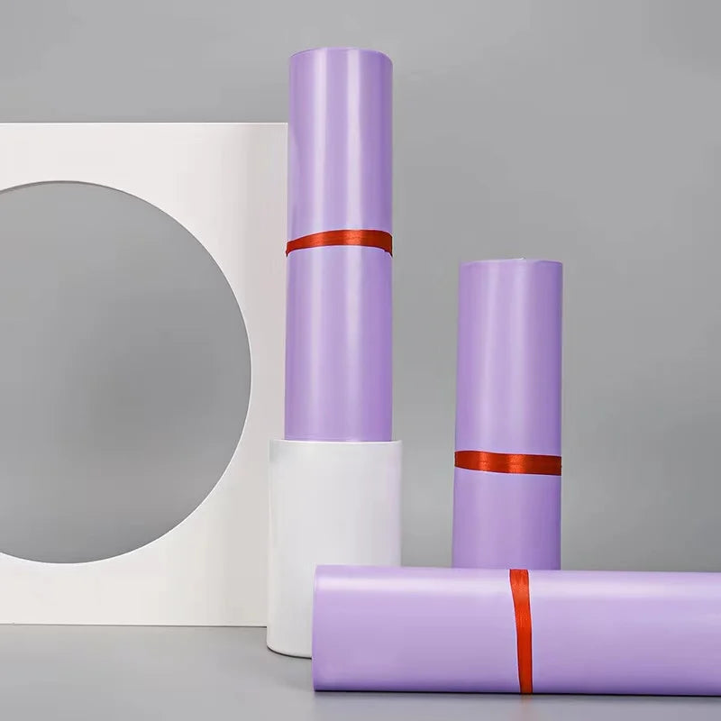 50Pcs Purple Courier Mailer Bags Packaging Poly Package Plastic