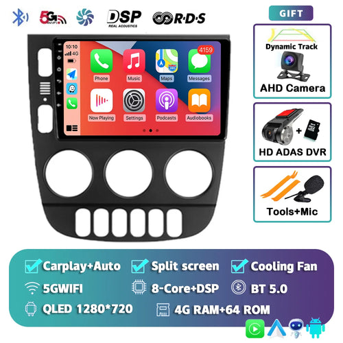 Android 14 Carplay Auto 2K Screen Car Radio Multimedia Player