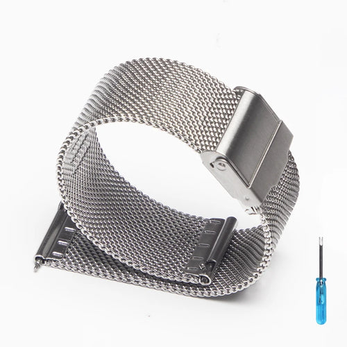 22mm 20mm Milanese Loop Strap For Samsung Galaxy Watch 6 5 4 44mm 40mm