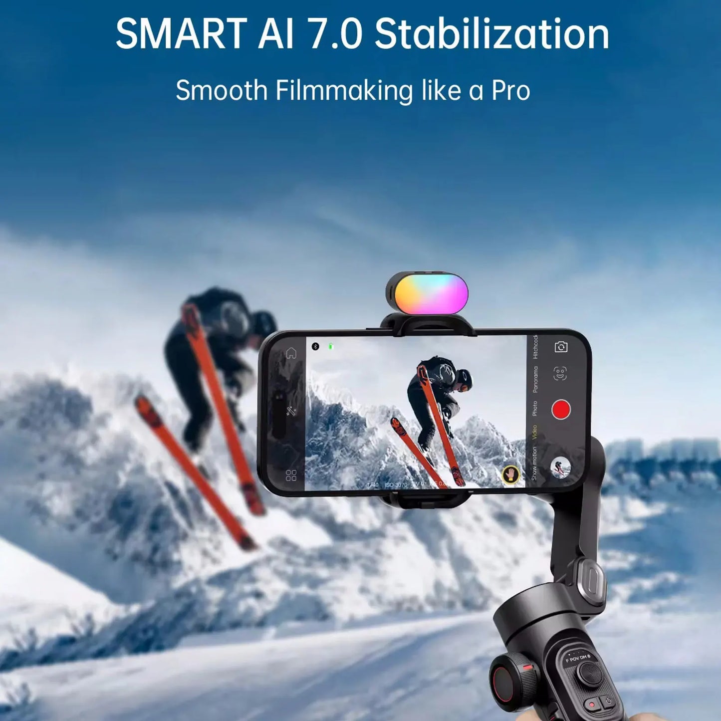 AOCHUAN Smart XE Kit Gimbal Stabilizer for Smartphone iPhone Video