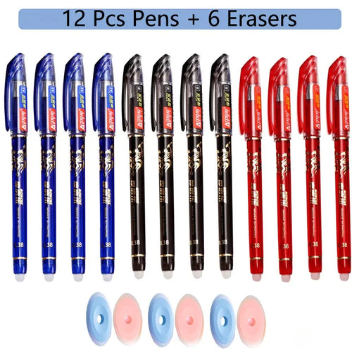 100 Pcs/set Kawaii Erasable Refill Erasable pens Gel Pen sketch