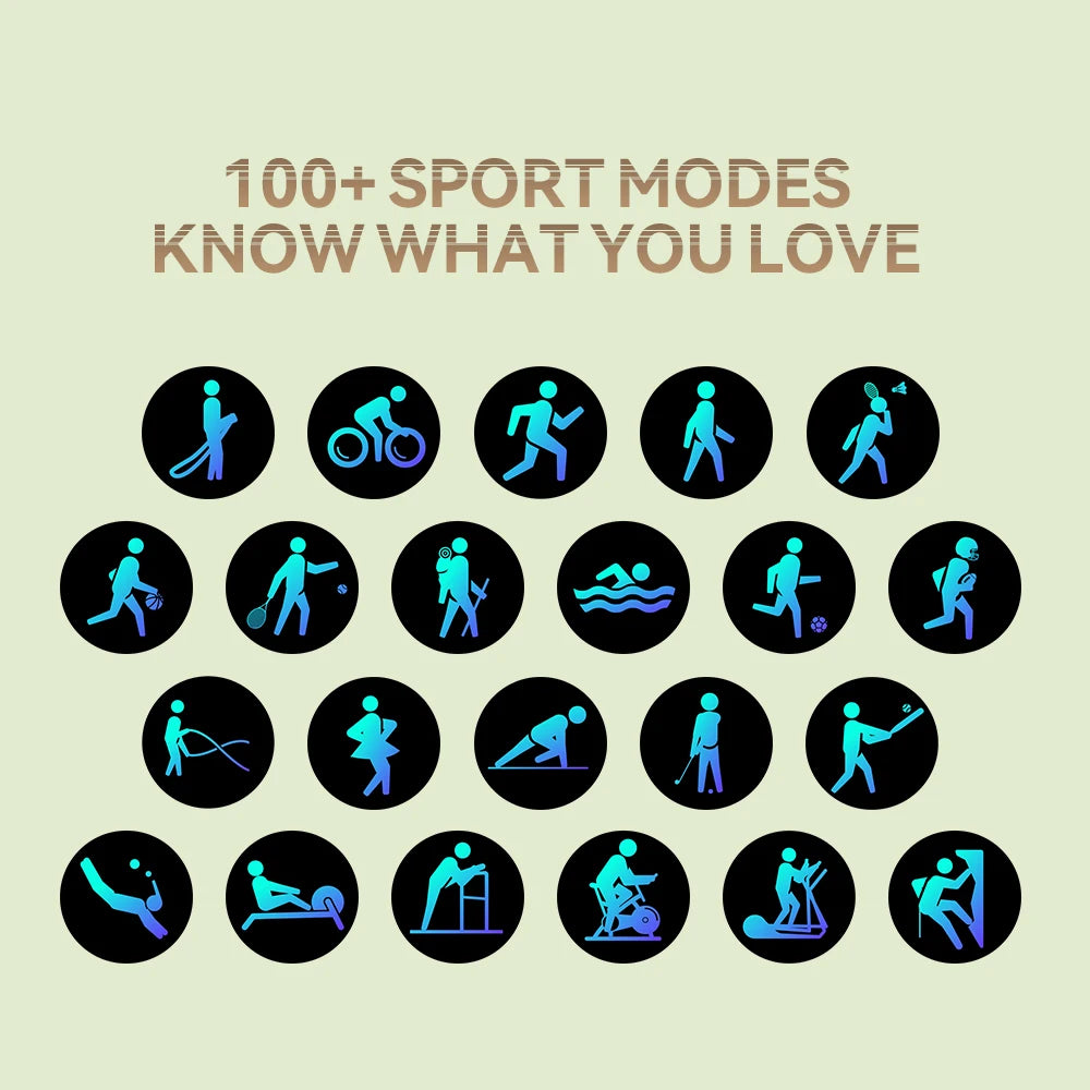 CUBOT C28 Waterproof Smart Watch Men 2.02 Inch Fitness Tracker Sport