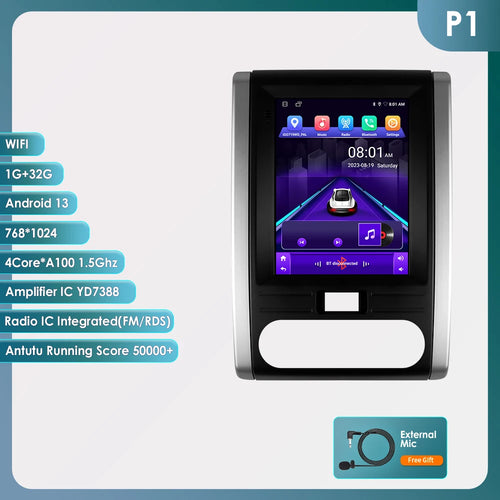 Hizpo For Tesla Style Android 13 Car Radio for Nissan X-Trail Xtrail 2