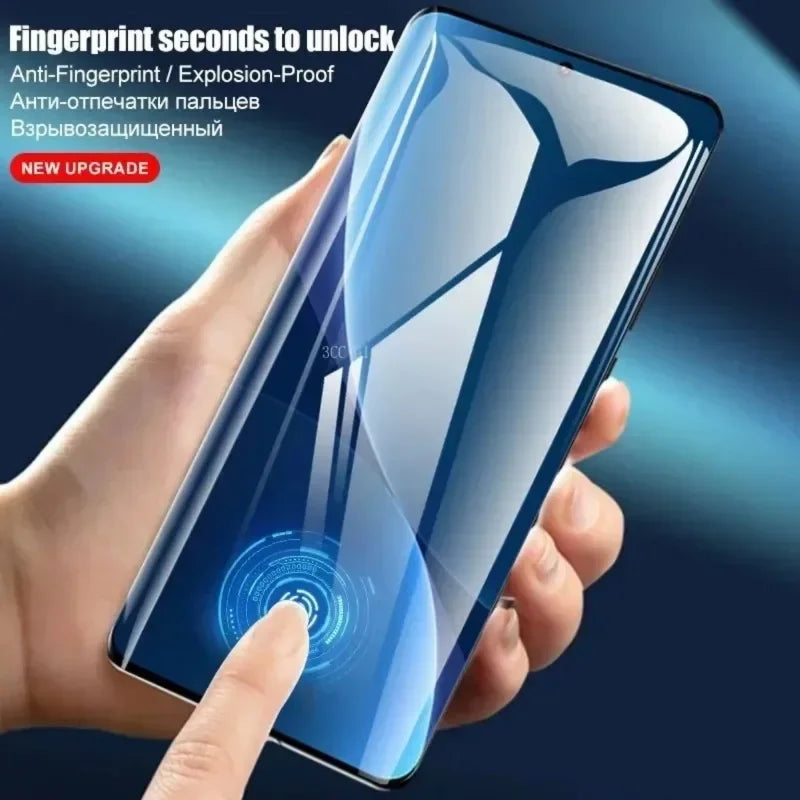 2Pcs Full Cover Curved Tempered Glass For Xiaomi Mi 13 12 11 Pro 12S