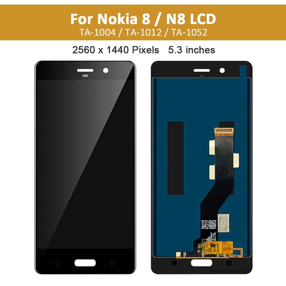 5.3" Original LCD Display For Nokia 8 2017 LCD Touch Screen Digitizer