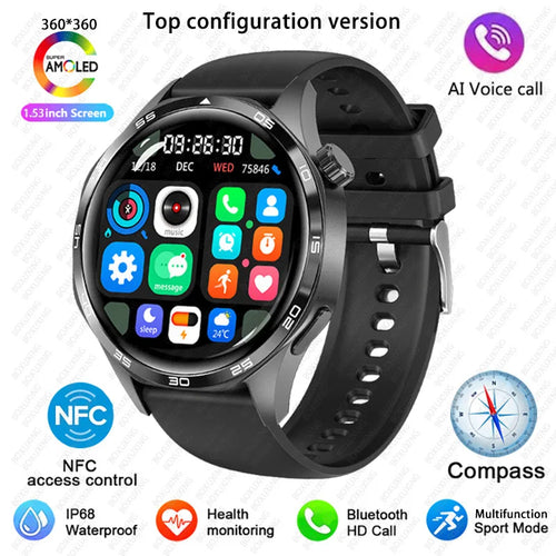 For Huawei GT5 PRO Smart Watch Men Watch 4 Pro upgraded version AMOLED