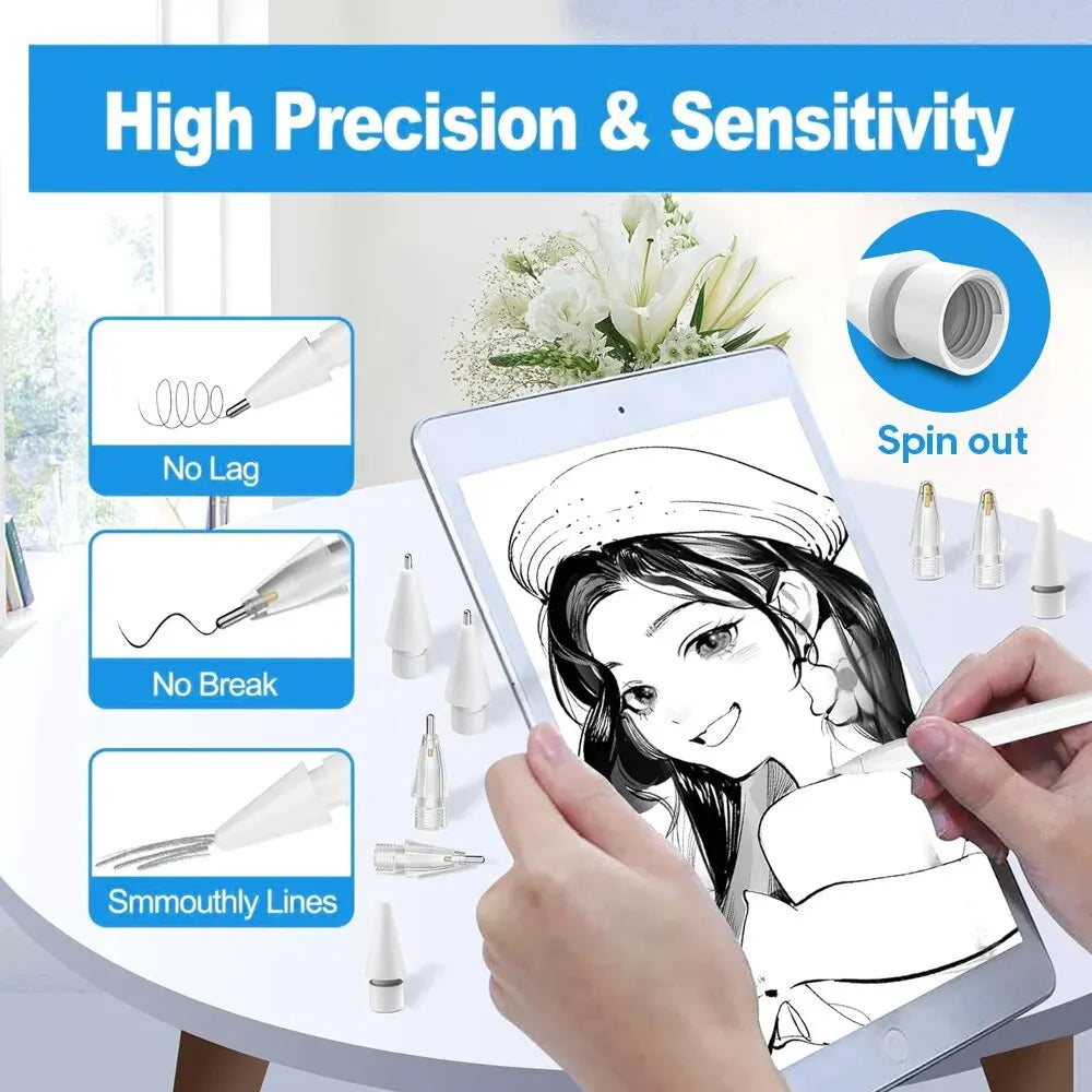 For Apple Pencil Pen Nib Pencil Case For Apple Pencil Tip 2B HB 3.0