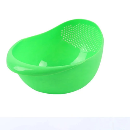 1pcs MULTIFUNCTIONAL RICE WASHER AND STRAINER BOWL Food Grade Plastic