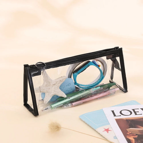 1PC Stationery Large Capacity Zipper Storage Bag for Elementary School