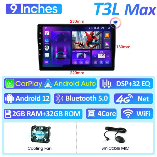 Vtopek 7 9 10 Inch Android 12 4G Car Radio For Toyota VW Kia Nissan