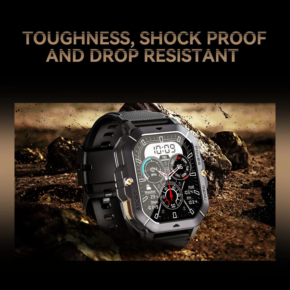 CUBOT C28 Waterproof Smart Watch Men 2.02 Inch Fitness Tracker Sport