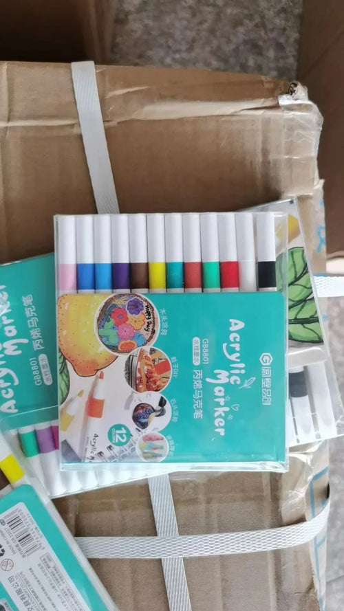 12/24/48/48pcs/set Colorful Highlighter Pastel Pen Art Marker Painting