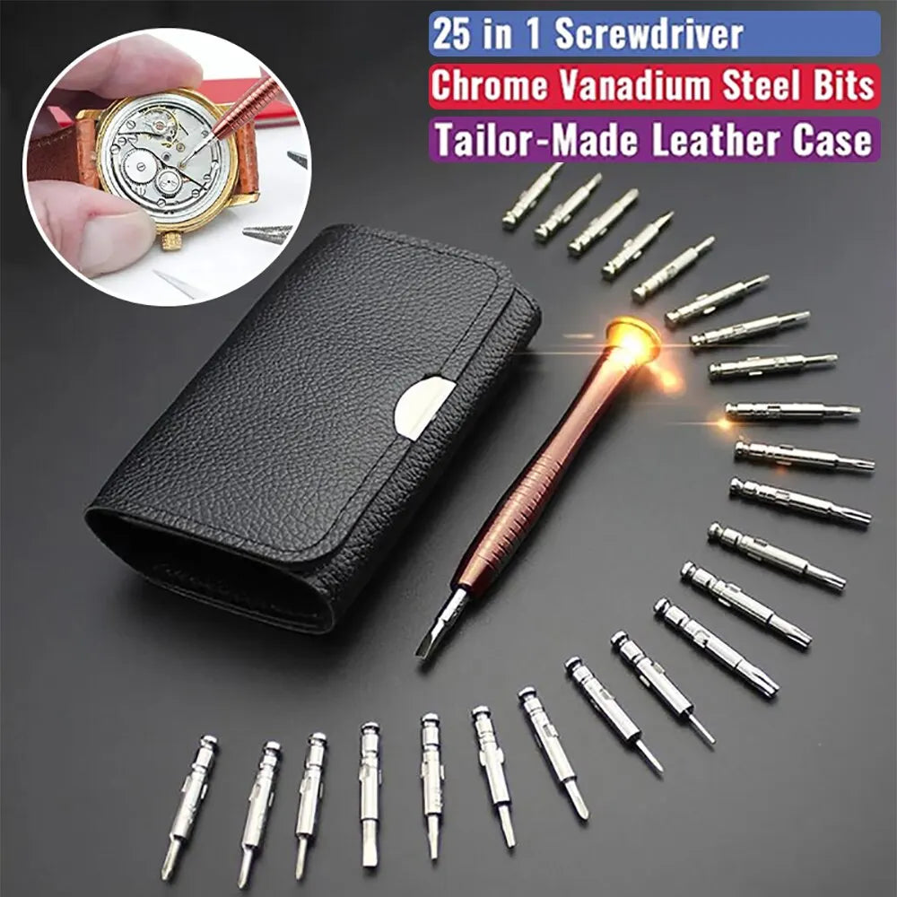 Mini Precision Screwdriver Set 25 in 1 Electronic Torx Screwdriver
