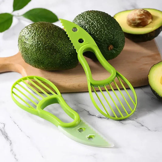 Multifunctional Avocado Cutter Corer Butter Fruit Slicer Peeler Pulp