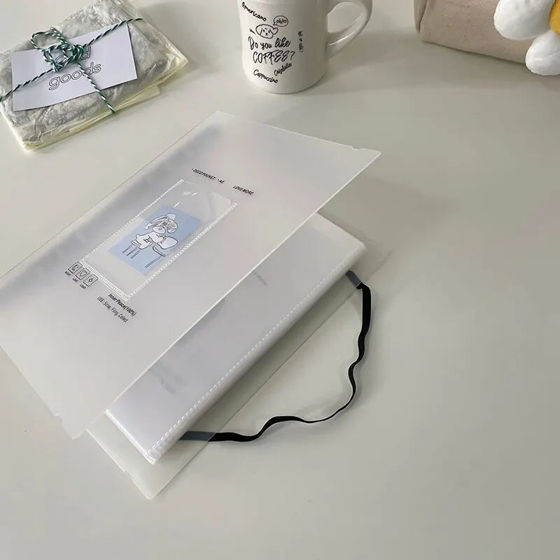 A5 Binder Ring Collect Book Korea Idol Photo Organizer Journal Diary