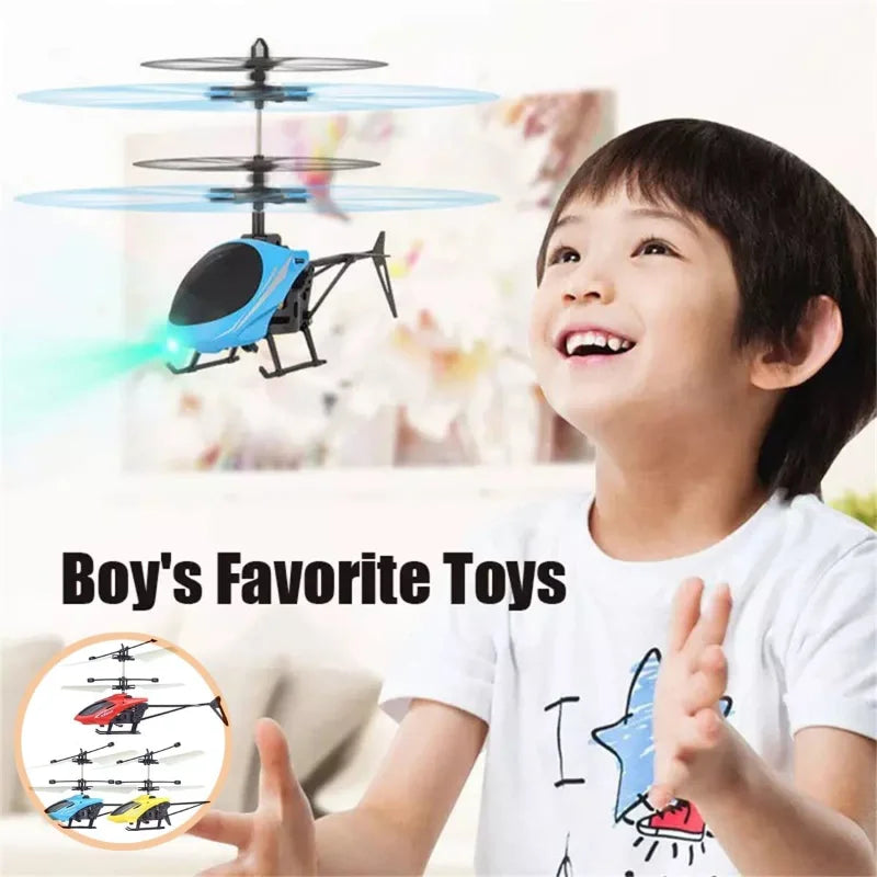 Induction Hovering Safe Fall-resistant Mini Helicopters Toys