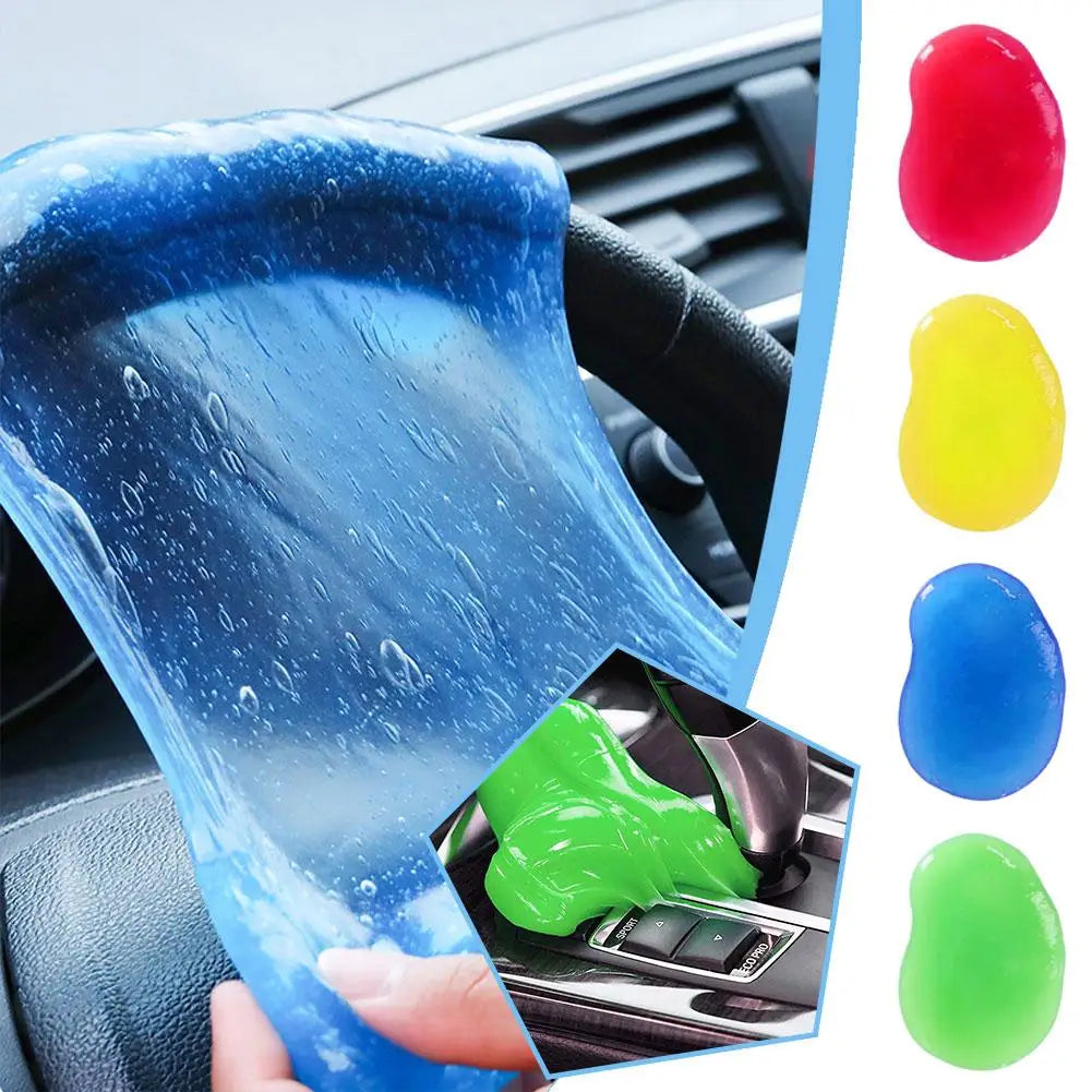 4-colours Car Cleaning Gel Reusable Keyboard Cleaner Vent Cleaner