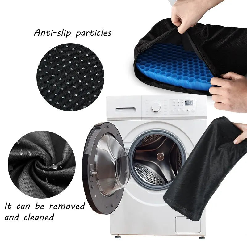 Gel Seat Cushion Summer Breathable Honeycomb Design For Pressure