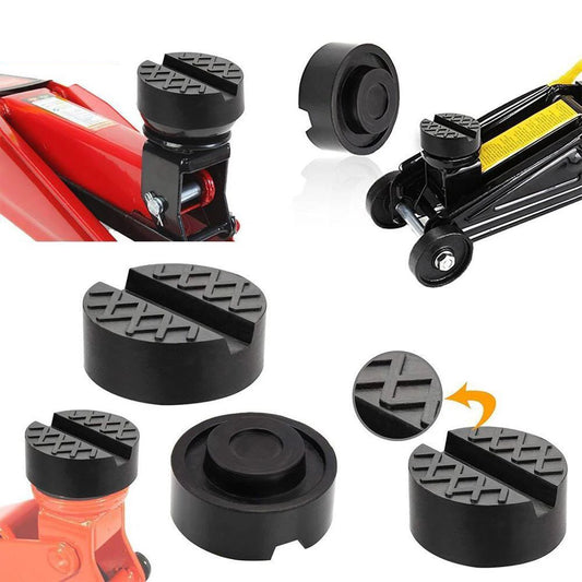Car Jacks Hydraulic Lift Rubber Wheel Dolly Anti-slip Rail Adapter