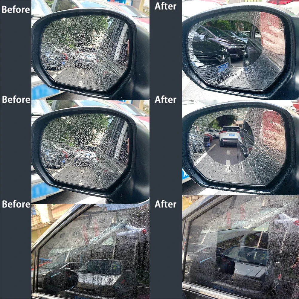 2PCS Car Rainproof Film Wholesale Cars Rearview Sticker Mirror