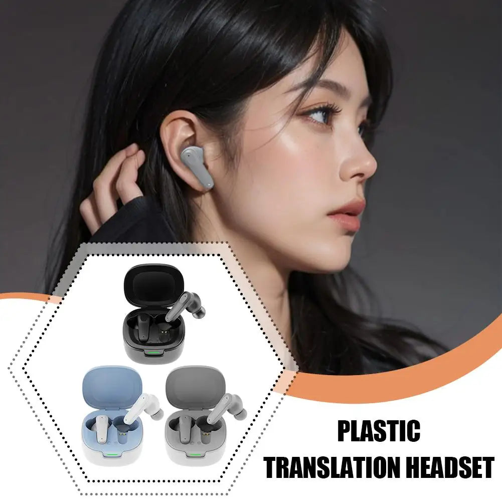 A98 Synchronous Translation Bluetooth Earphones AI Intelligent