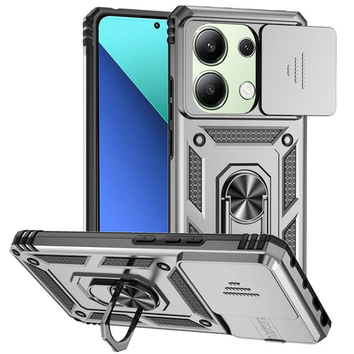 Shockproof Armor Funda For Xiaomi Redmi Note 13 Pro 5G 4G Slide Lens