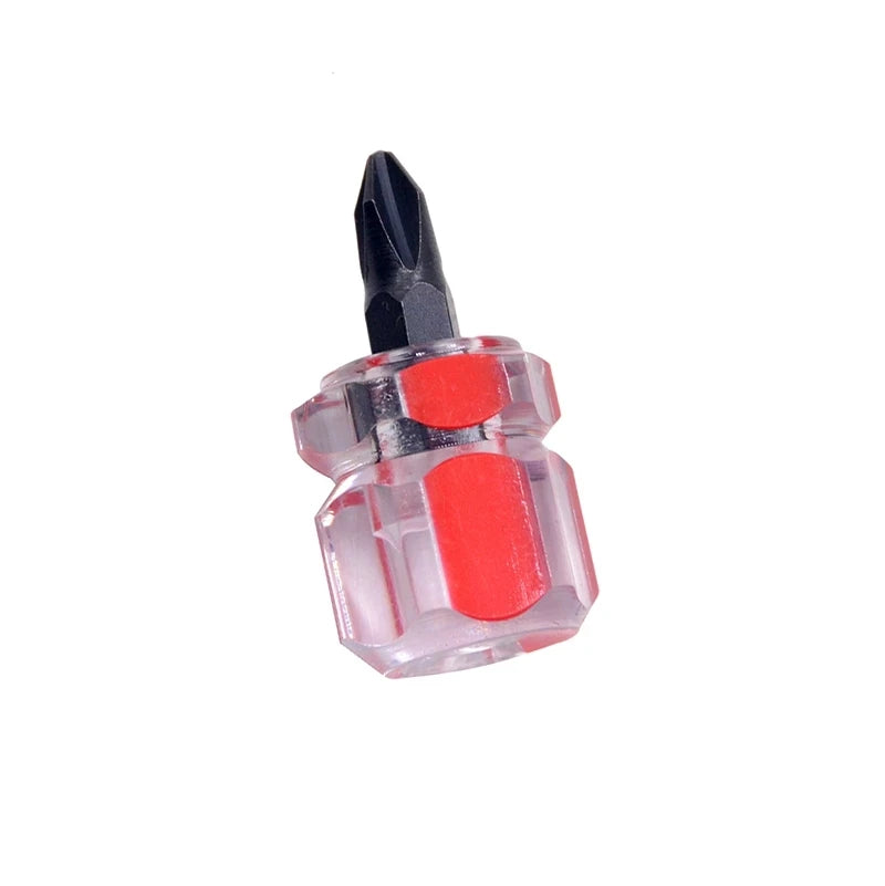 2-piece Mini Screwdriver, Short Handle Cross Head Slotted Star Micro ,