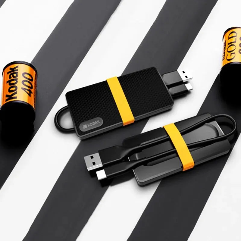 Kodak X200 Portable SSD 2TB 1TB USB 3.1 Type C External Drive Hard