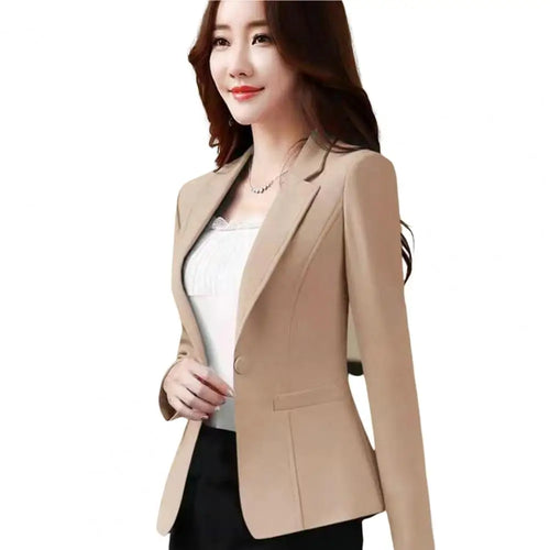 Solid Color Thin Blazer Women 2023 New Long Sleeve Spring And Summer