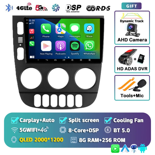 Android 14 Carplay Auto 2K Screen Car Radio Multimedia Player