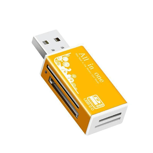 Alloy Card Reader 4 Ports USB2.0 Micro SD TF M2 MS Pro Duo MMC SDHC DV