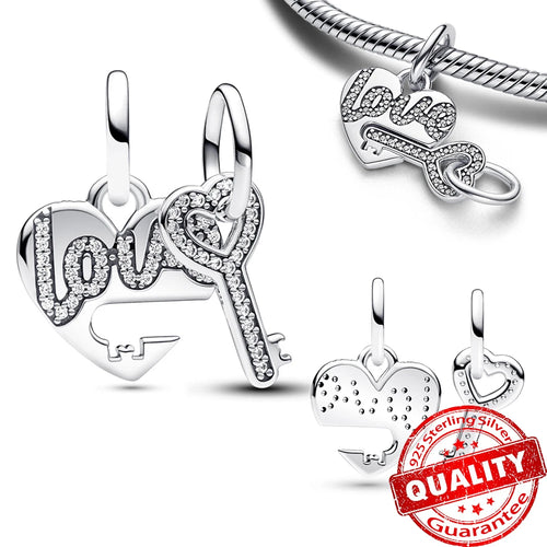New Arrival 925 Sterling Silver Love You Mom Entwined Infinite Hearts