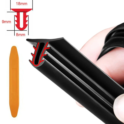 SEAMETAL Car Dashboard Sealing Strip Soundproof Noiseproof Rubber