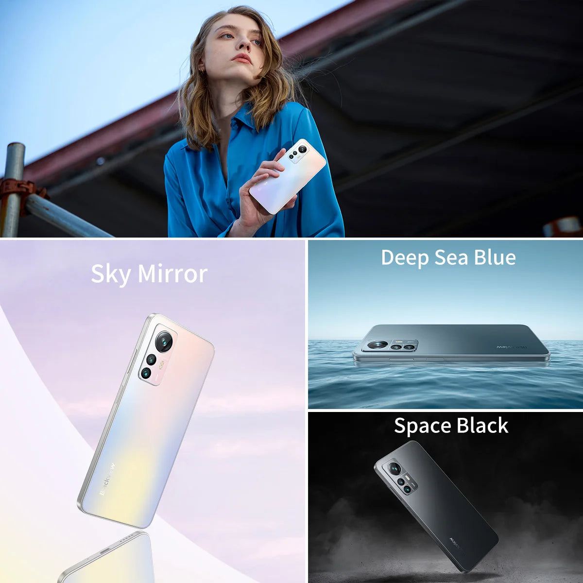 Blackview A85 Android 12 smartphone 14GB 128GB 6.5'' 90Hz Display 50MP