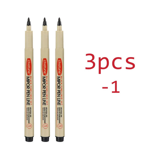Art Manga Outlining Pen Pigment Liner Micron Pen Marker set Hook Line