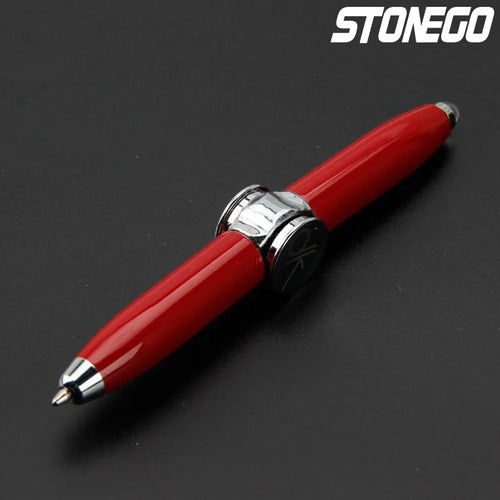 STONEGO Relieve Stress Spinner Pen Gyroscope Decompression Light Ball