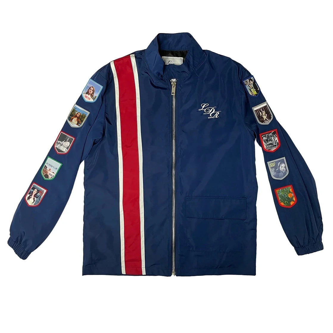 Lana Merch Racing Jacket With Patches Commemorative LDR Racer Jackets