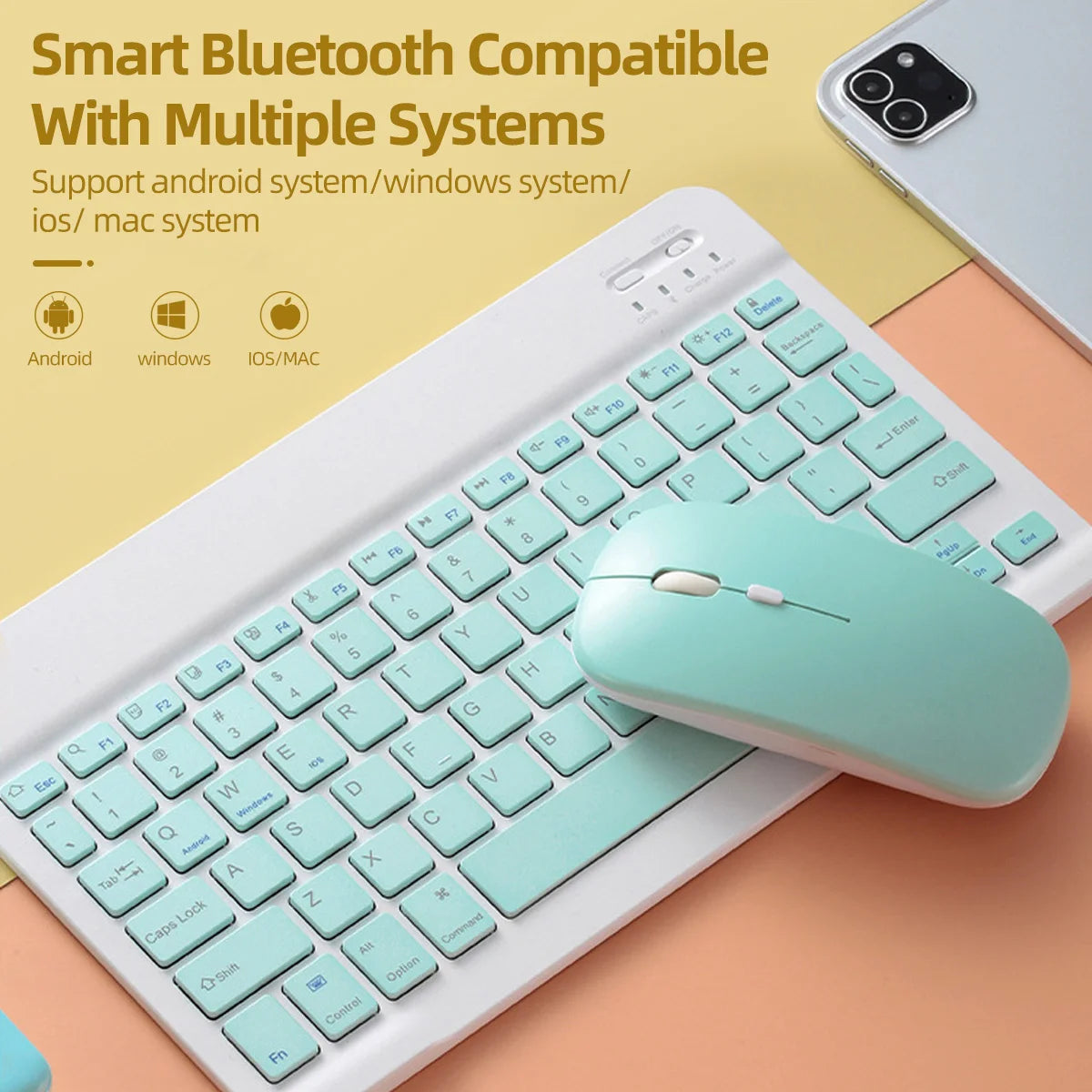 Bluetooth Mouse for IPad Samsung Huawei Lenovo Android Windows Tablet