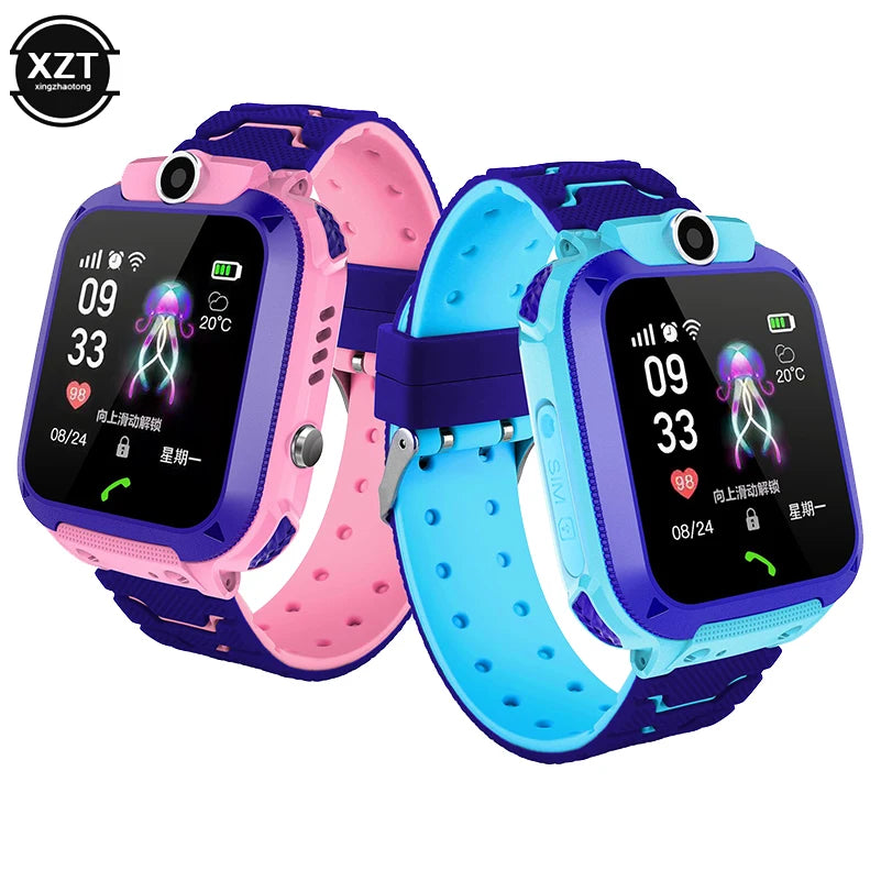 NEW Q12 Waterproof Children's Smart Watch Sim Card LBS Location