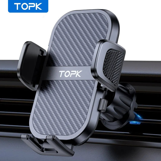 TOPK Car Phone Holder Air Vent Car Phone Holder Mount 360° Rotation,