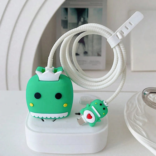 4pcs Cute Charging Data Cable Protector For iPhone 18/20w Charger