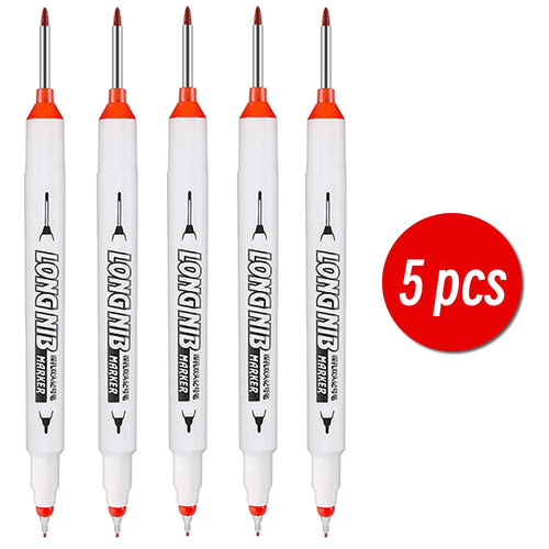20mm Double-Tip Deep Hole Long Head Nib Markers For Metal Pen